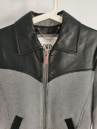 Chaqueta piel y lana, Studio Collection