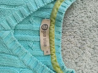 Jersey niña talla 16. Turquesa