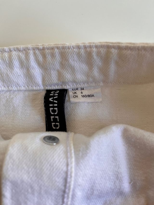 vestido blanco vaquero hym