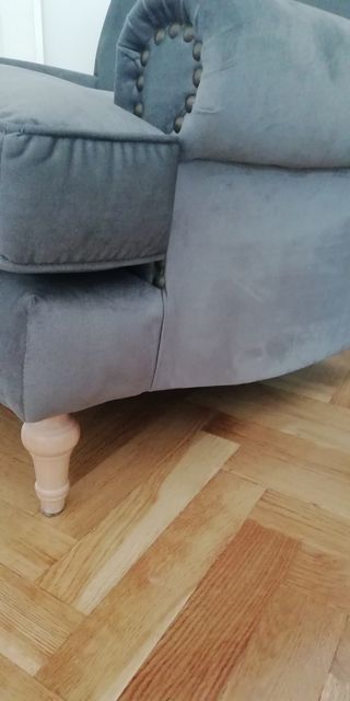 Butaca Sillón el Globo Muebles  Gris