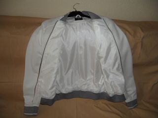 Cazadora Blanca de Hombre Zara Talla S 
