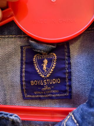 chaqueta tejana unisex niño/a