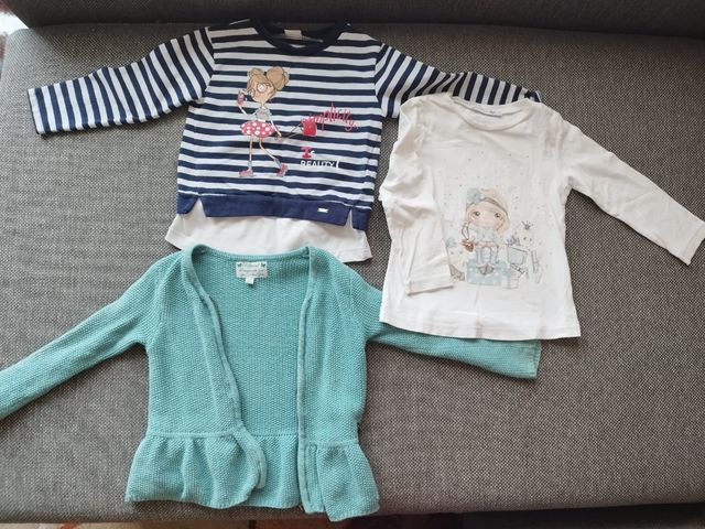 lote jerseys y camiseta mayoral 3 años