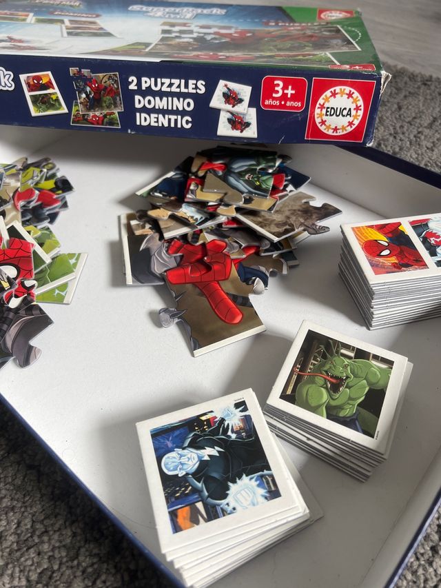 Puzzles Spiderman. Pack 4in1