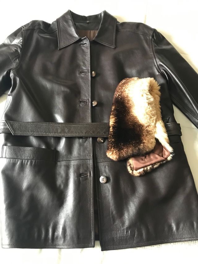Chaquetón de piel talla 44 en perfecto estado