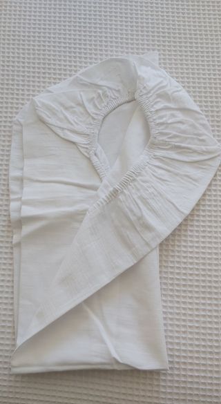 Lote 2 juegos de sábanas capazo/ carrito bebé