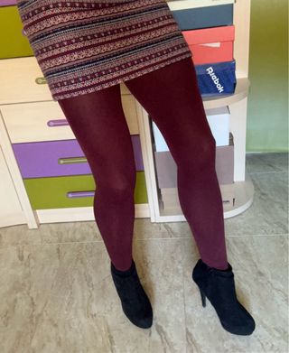 Botin negro usado 2 veces