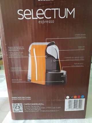 Cafetera Selectum expresso Candelas