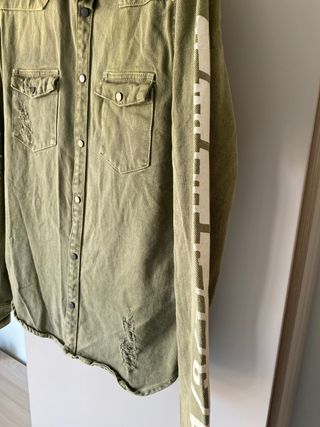 Giacca jeans militare