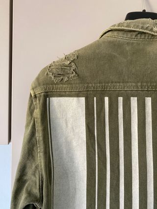 Giacca jeans militare