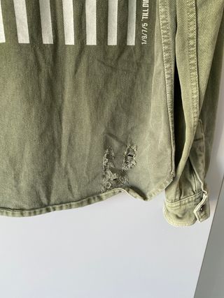 Giacca jeans militare