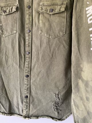 Giacca jeans militare