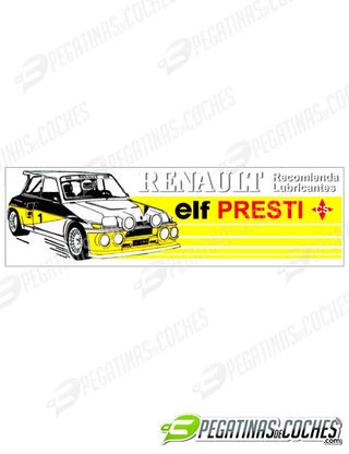 Pegatina Renault CS Presti