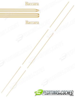 Pegatinas R5 Baccara