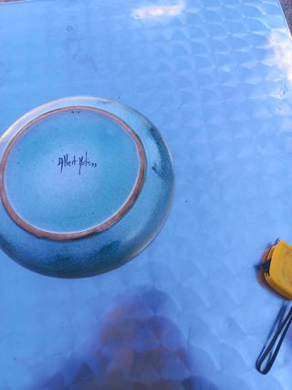 PLATO DE CERÁMICA DE ALBERT MOTIS 1999