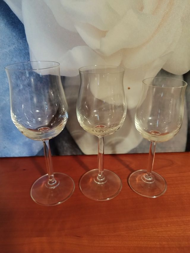 Utensílios de vidro boémio 18 peças