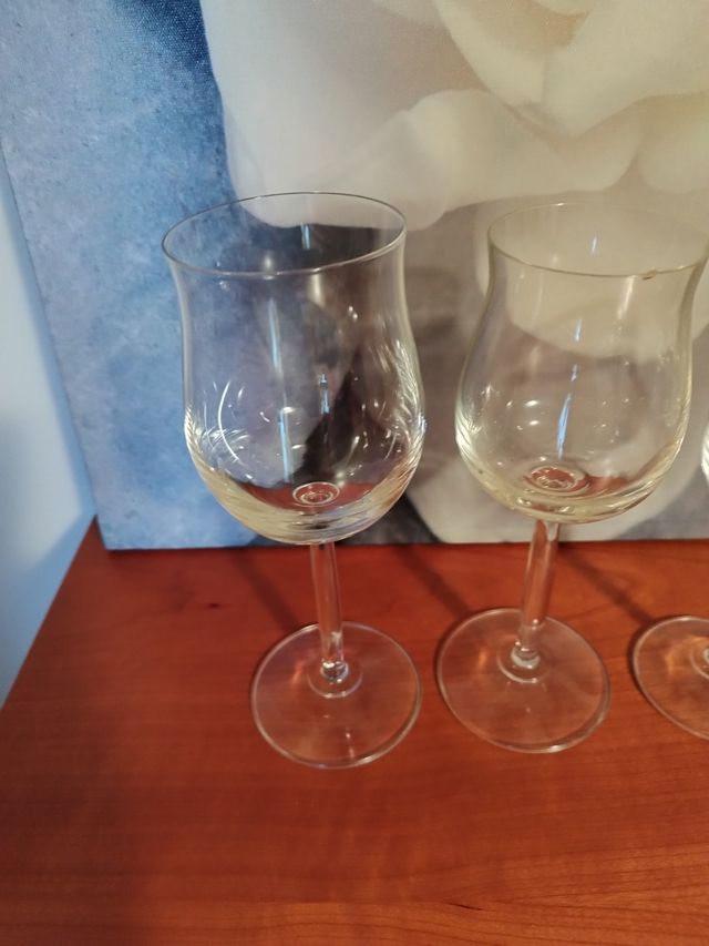 Utensílios de vidro boémio 18 peças