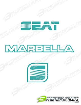 Pegatinas Seat Marbella