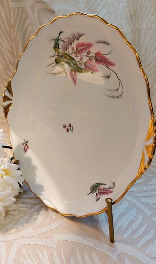 Plato de Porcelana de Berry. M&S. Francesa