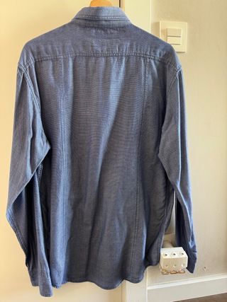 Camisa azul Zara