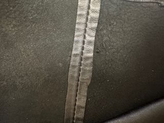 Falda de piel, color negro, talla 40, como nueva