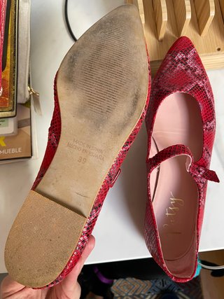 bailarinas rojas animal print