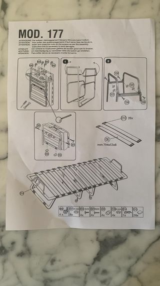 Somier Plegable y Portátil + Colchón