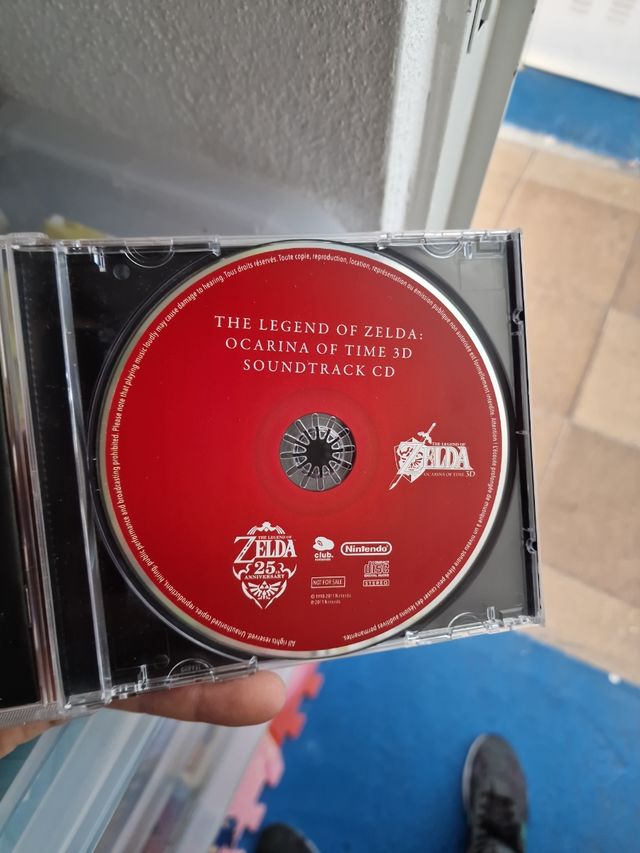 Banda sonora CD Zelda Ocarina of Time 3D