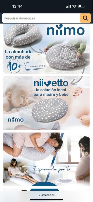 Niimo Almohada de embarazo y lactancia