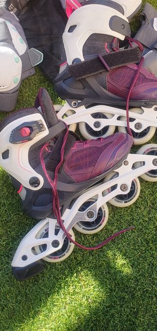 Patines línea + protecciones