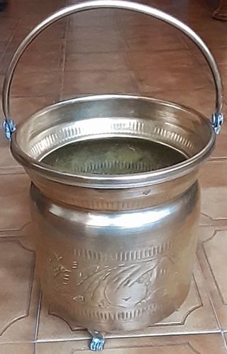 Caldero cobre antiguo