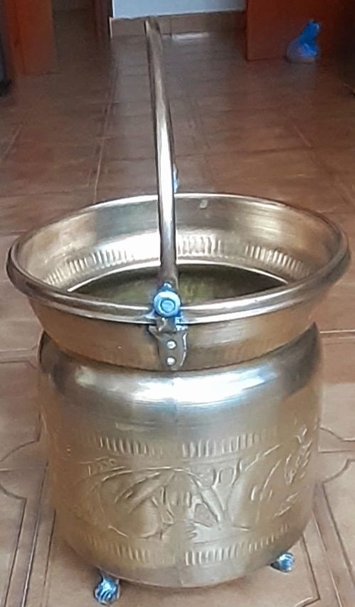 Caldero cobre antiguo