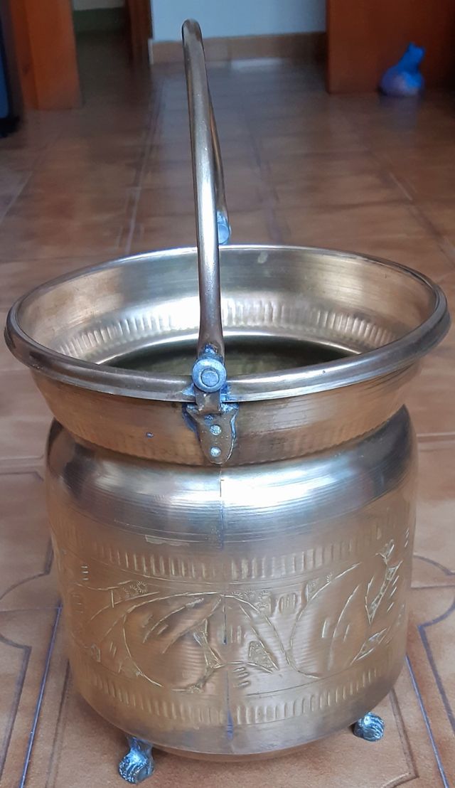 Caldero cobre antiguo