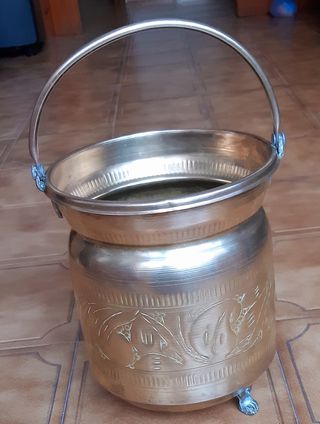 Caldero cobre antiguo