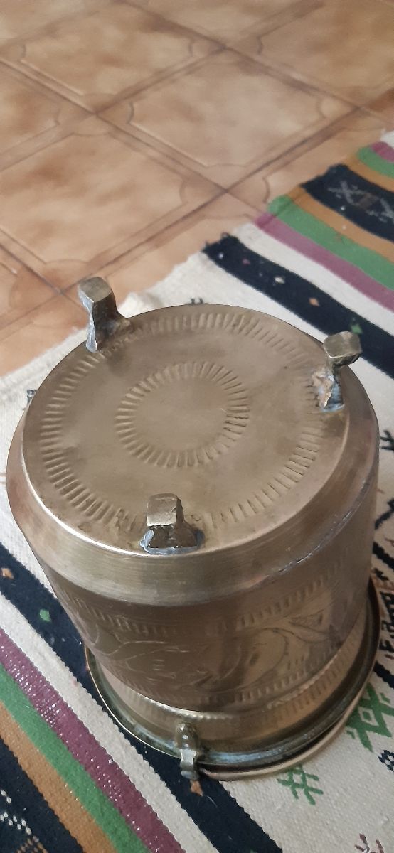 Caldero cobre antiguo