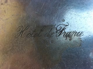 Pareja de cocottes francesas, alpaca.