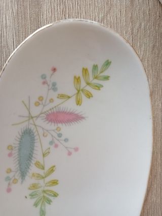 Coppia piattini in porcellana anni 50