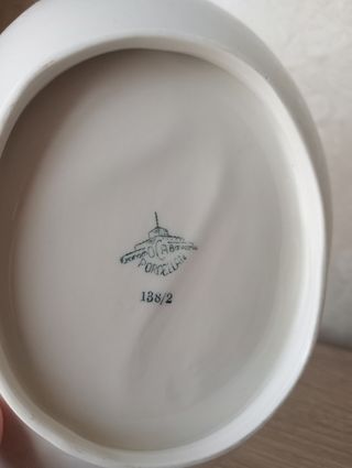 Coppia piattini in porcellana anni 50