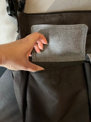 Bolso carro Jane en color negro y gris