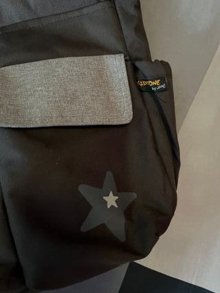 Bolso carro Jane en color negro y gris