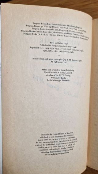 Vanity Fair. William Thackeray, Penguin 1984