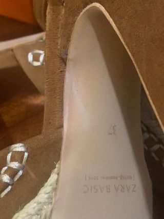 zapatos plataforma zara 37