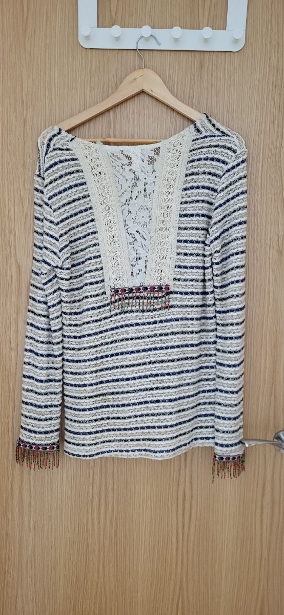 Conjunto jersey y vestido lencero