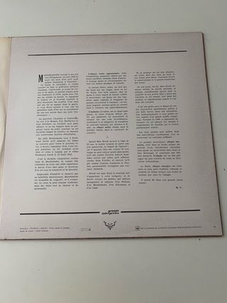 Disco vinilo Mendelssohn y Bruch