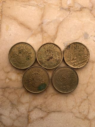 monedas 100 psetas