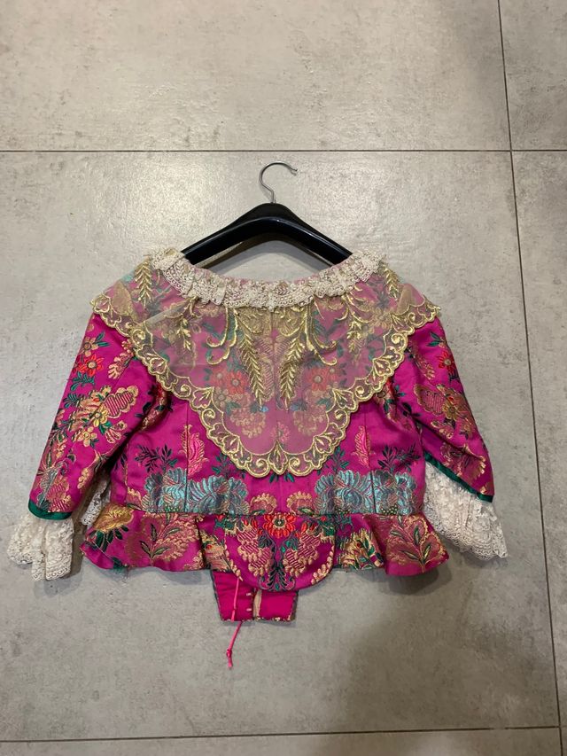 TRAJE FALLERA HECHO A MANO - NIÑA 10-15 AÑOS