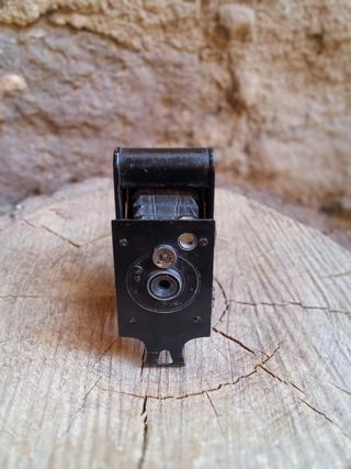 Cámara antigua de fotografía