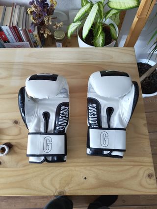 Guantes de boxeo 14 Oz con vendajes