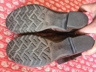 Botines marrones de piel t.41 Paula Urban