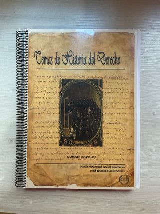 Libro Historia del Derecho